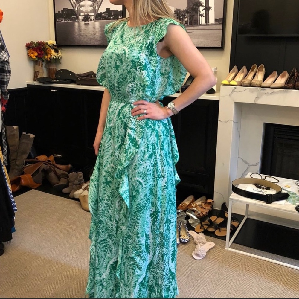 Floral BCBGMAXAZRIA Floor length gown